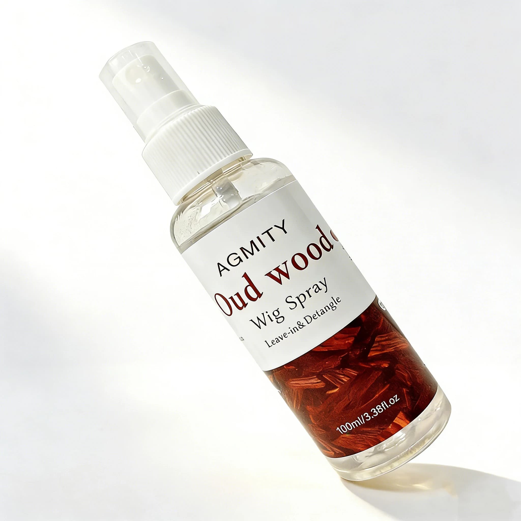 Spray for the care of Oud Rose wigs, balm without rinsing, moisturizing, smoothing, anti-crespo, districating, softening, repairer for all types of wigs