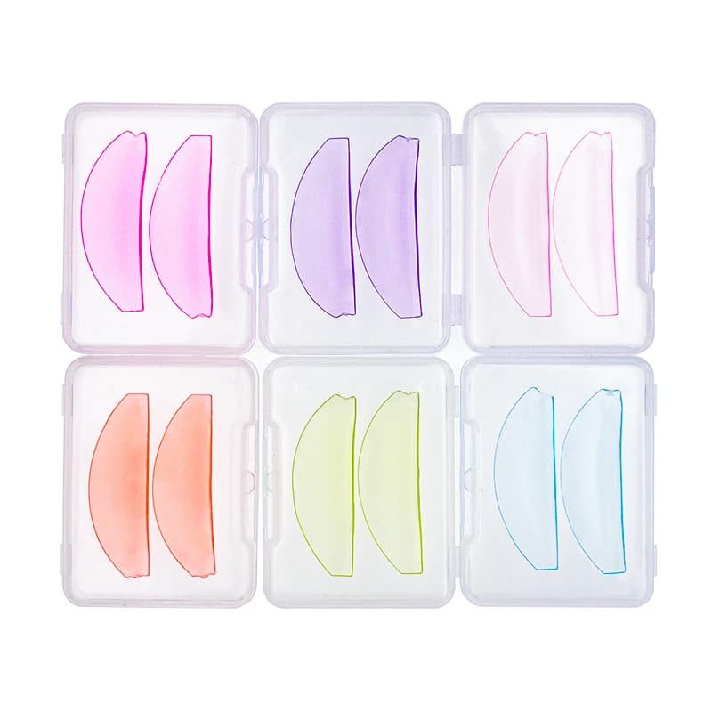 Cuscinetti in Silicone Ultra-Sottili per Permanente Ciglia a 9 Colori, Accessori per Lifting e Arricciatura Ciglia 3D, Bacchette in Silicone, Applicatore per Trucco
