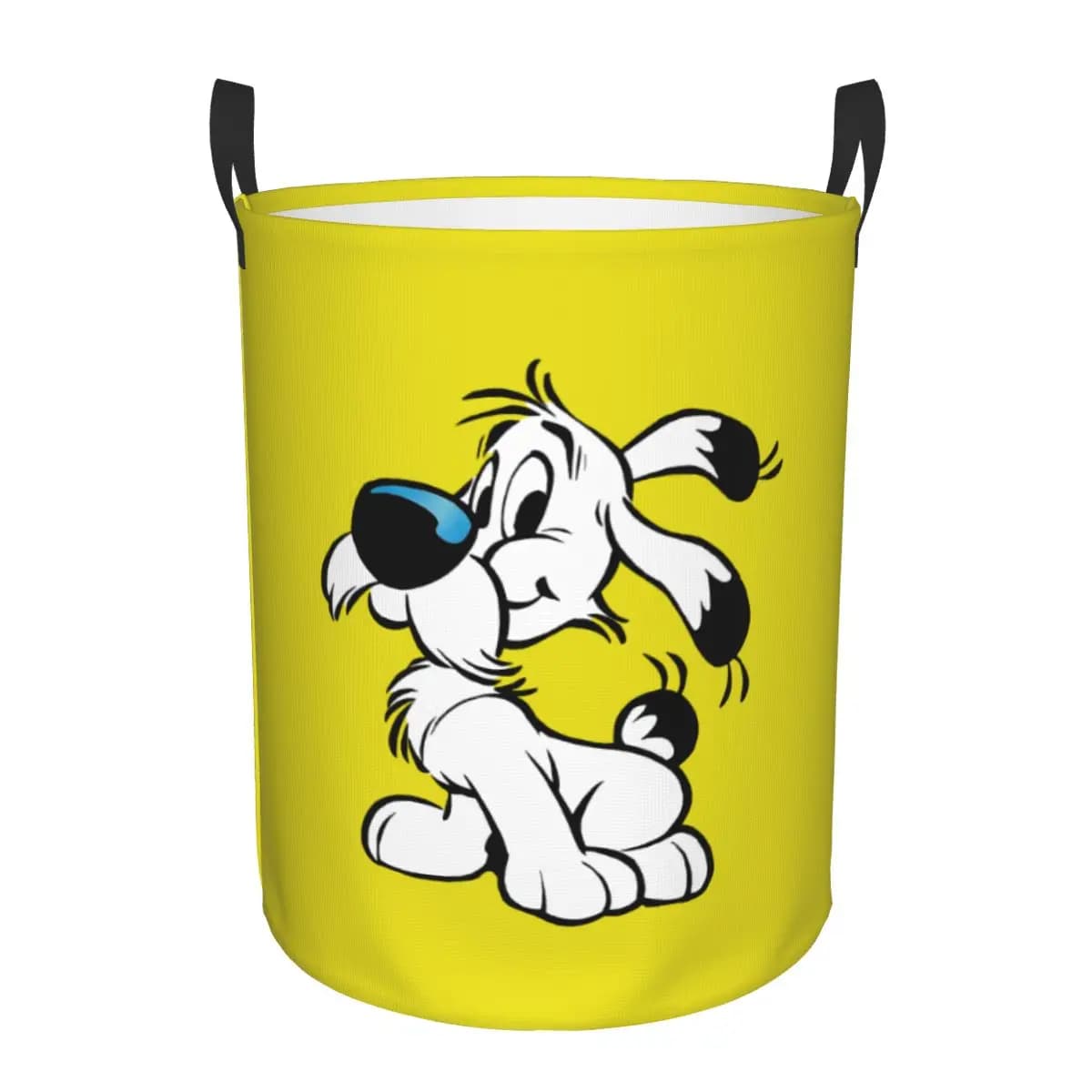 Cesto per la biancheria pieghevole A-Asterix e Obelix Dogmatix, divertente cesto portaoggetti a forma di cane dei cartoni animati Idefix per vestiti, giocattoli per bambini e neonati