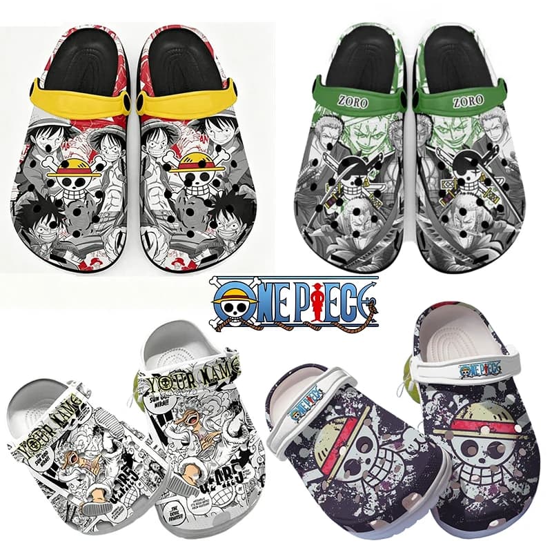 Ciabatte One Piece Luffy, Scarpe Estive Anime Nika Luffy Roronoa Zoro, Comode Antiscivolo per Casa e Outdoor, Regalo
