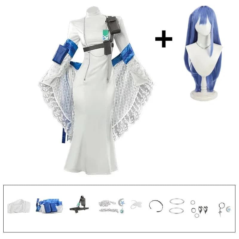 Nikke Gioco: La Dea della Vittoria Arcana Costume Cosplay Parrucca Ragazze Set di Abiti Sexy per Donne Halloween x;2,f;5.n;