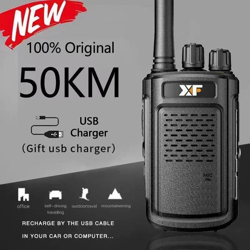 XF-888S 8W 5200mAh Walkie Talkie Radio bidirezionale UHF 400-470MHz 16CH Walkie-talkie Radio Ricetrasmettitore Partita Baofeng Radio