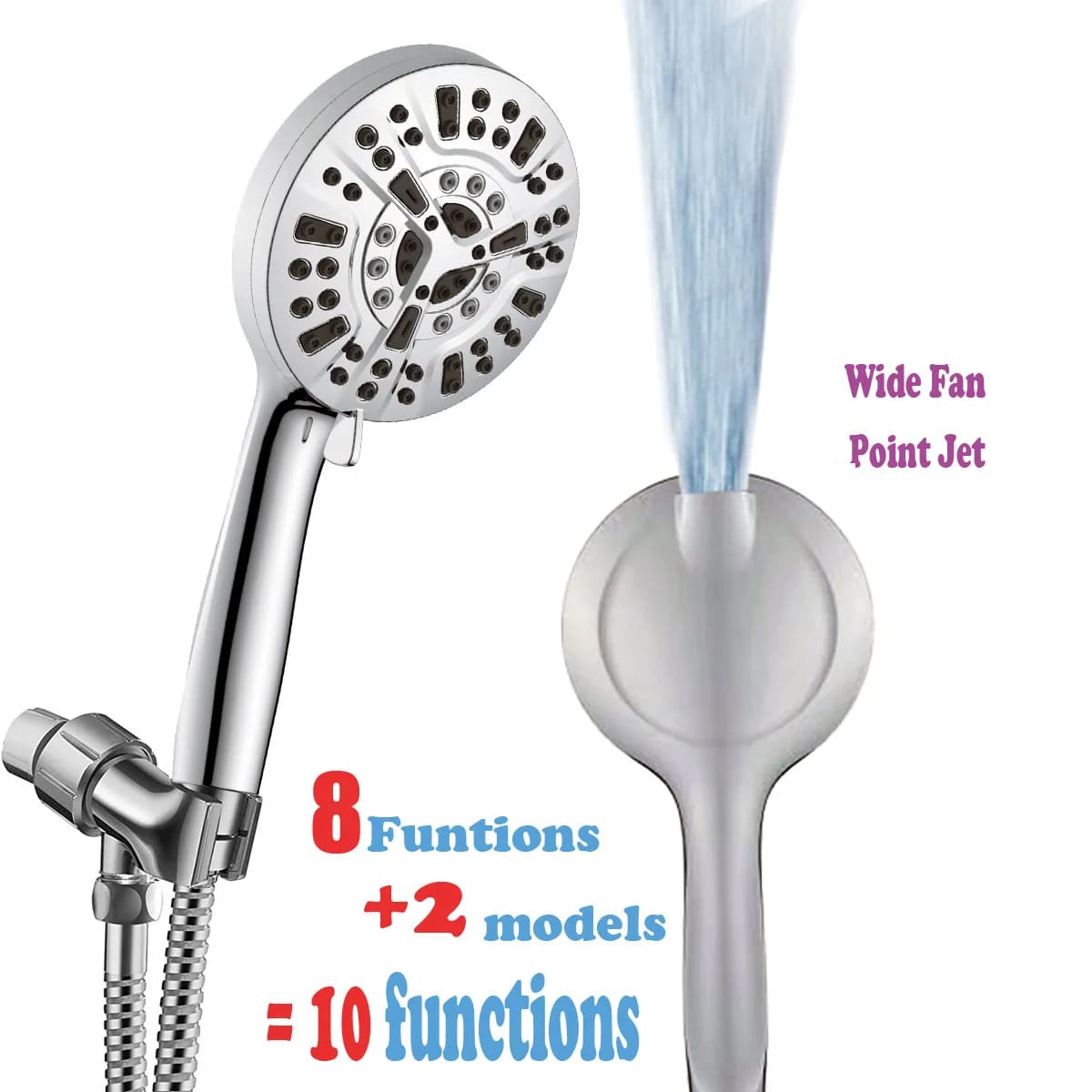 American 10 functions with spray gun water pressurized shower portable spray spray gun spray set shower with water