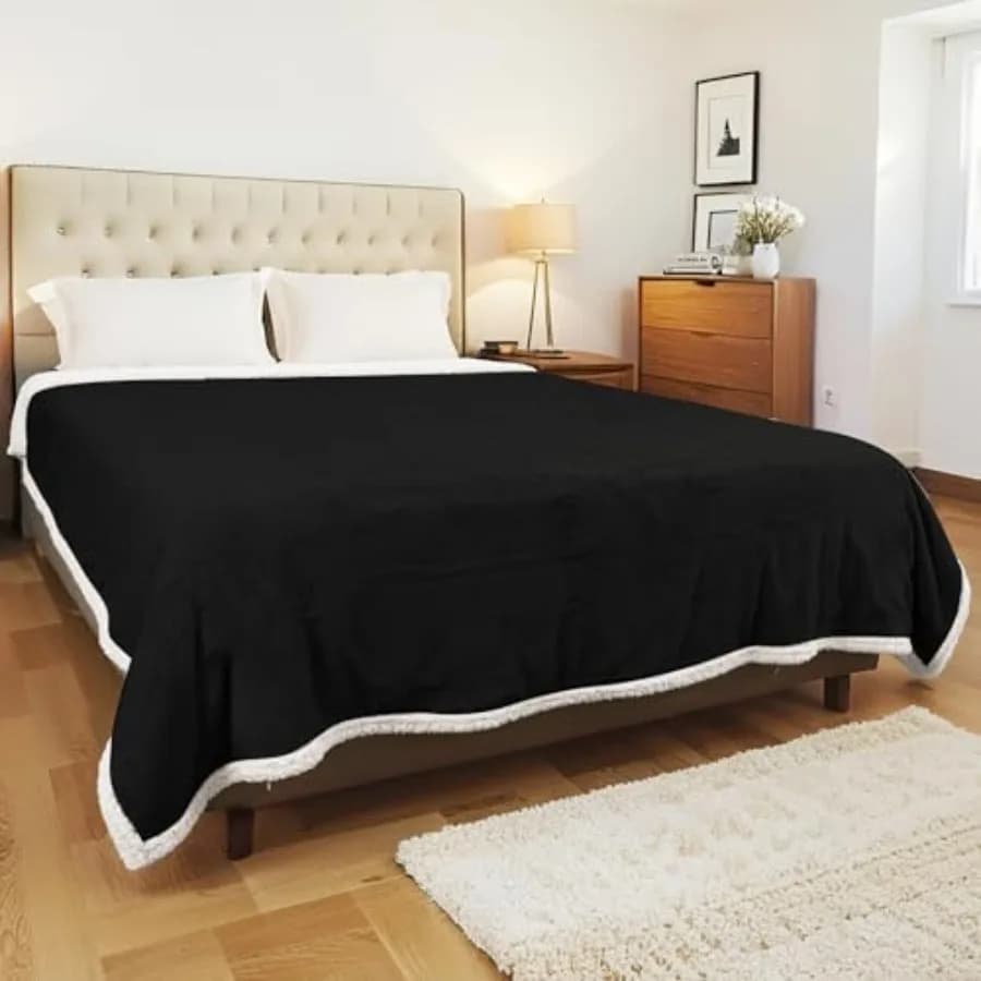 Coperta Elettrica Riscaldata Misura Grande 72x84 Pollici - Flanella Super Morbida, 10 Impostazioni di Calore, Spegnimento Automatico 1-12H, Lavabile in Lavatrice, Facile da Pulire