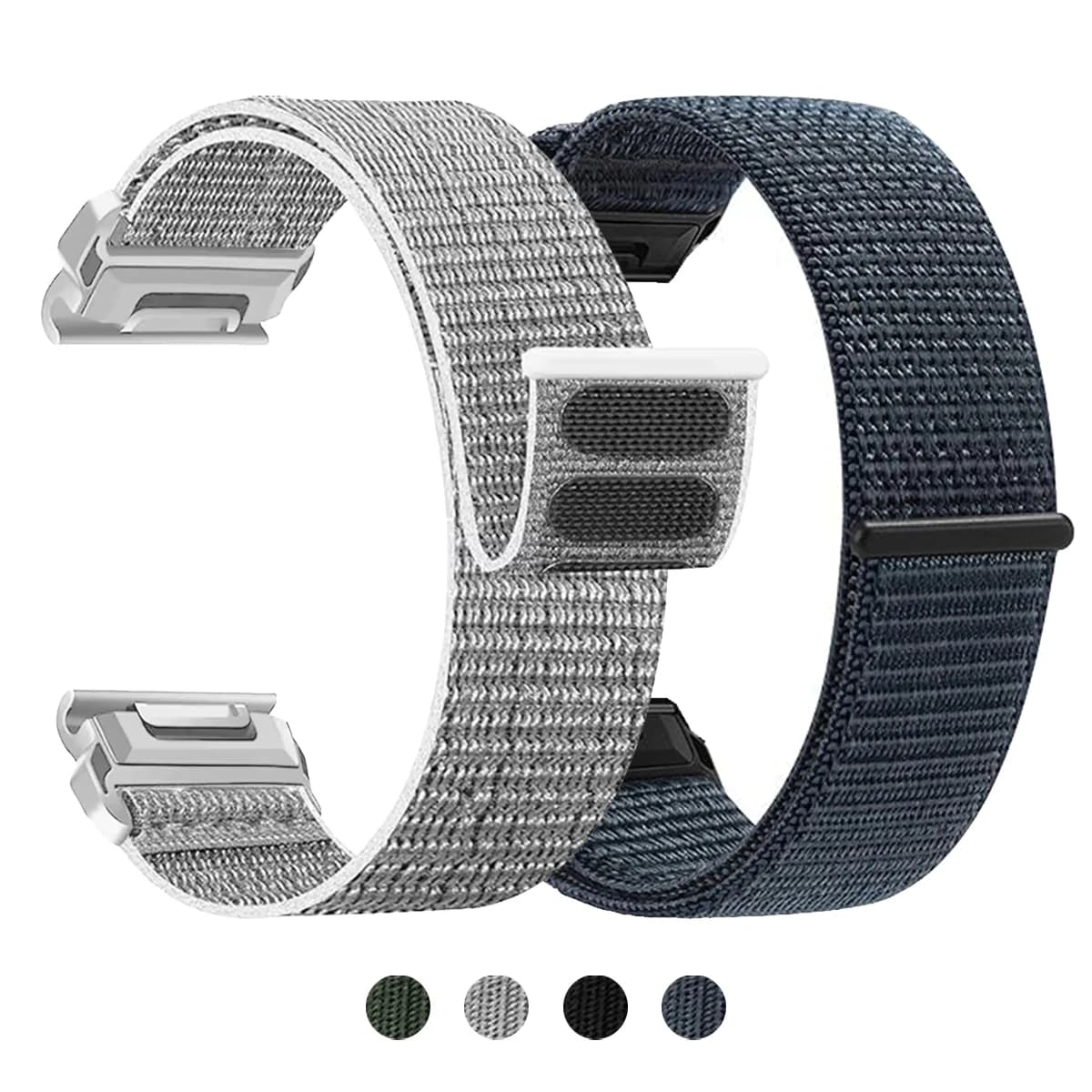 Cinturino per Orologio QuickFit 26mm 22mm per Garmin Fenix 8 8Pro 7 7X 6 6X 5X 3HR/Forerunner 970 965/Instinct 3 2X/Enduro, Cinturino in Nylon Intrecciato