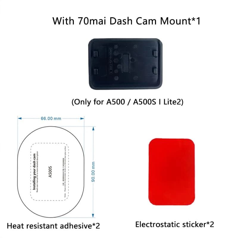 For 70mai Dash Cam Support For 70mai Dash Cam Pro Plus + A500S 70mai Lite2 A200 A510 A410 Support