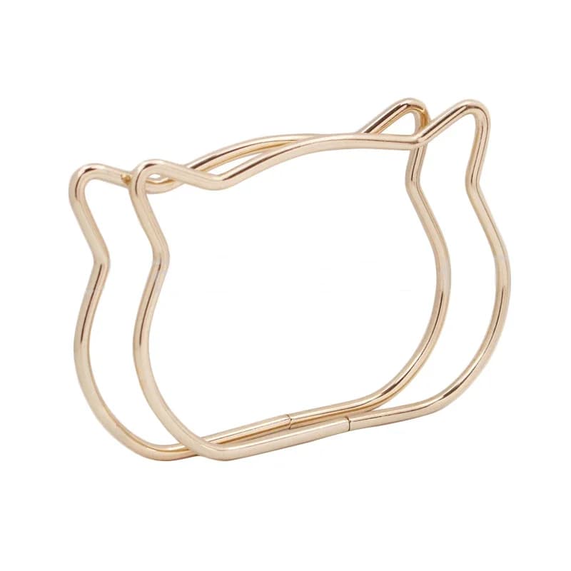 18cm Metal Sewing Brackets Purse Frame Bag Handles DIY Handmade for Making Handbag Hardware Wallet Accessories