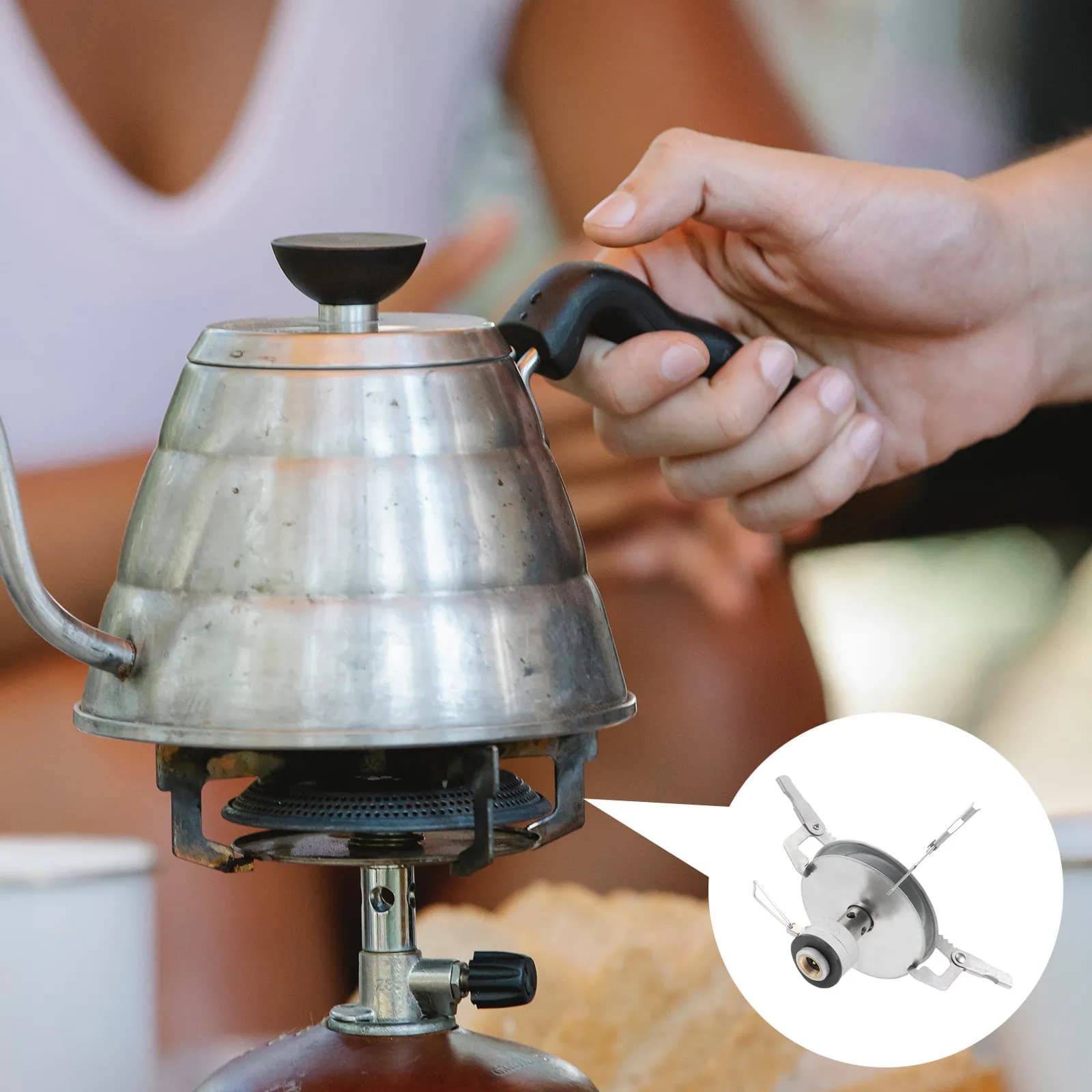 Compact Stainless Steel, Portable and Resistant, Easy to Fit, Lightweight for Hiking and Backpacking