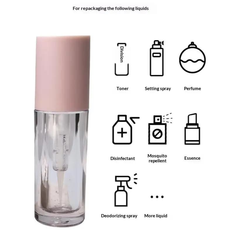NEW Empty Pipe for Mascara 1.5ML, Cosmetic Flacon Rechargeable with Fine Silicone Brush, Liquid Eyeliner Container and Eyeliner Extension Eyeliner