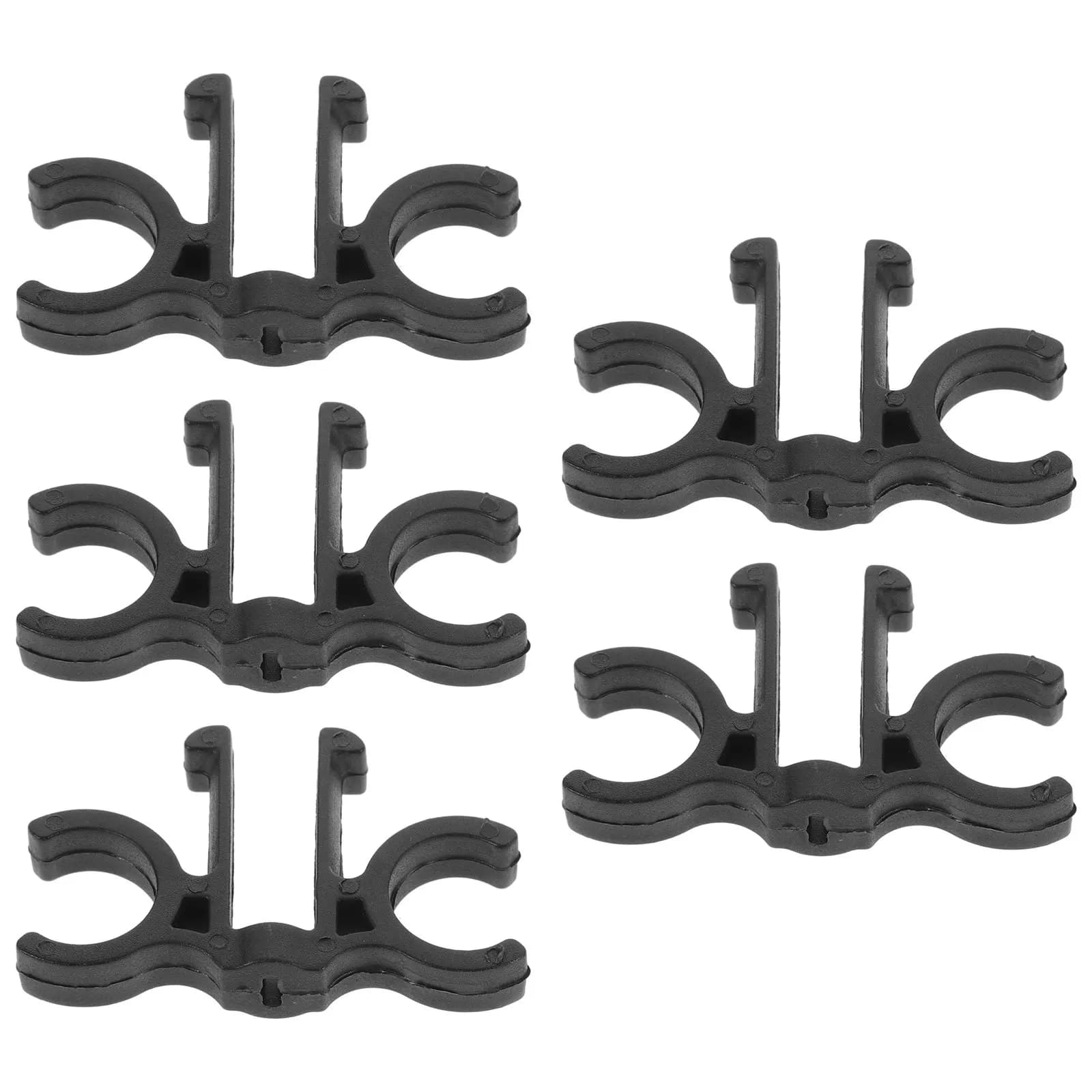 5 pieces clip for trekking poles support for fishing rod plastic buckle clamps for ski poles trekking poles ganizer walking sticks camping equipment