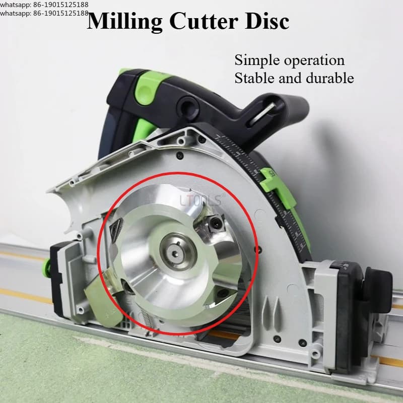 CNC Milling Cutter Disc Durable 90 Degree Side Milling Slotting Cutting Gypsum Board Professional Woodworking Decoration Tools
