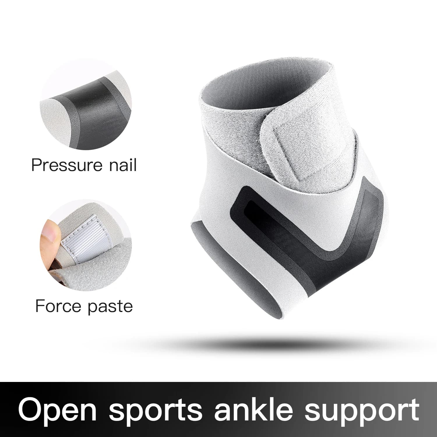 1 pezzo elastico tutore per caviglia cinturino supporto per caviglia fitness compressione traspirante anti distorsione protezione del piede fasciatura sicurezza sportiva