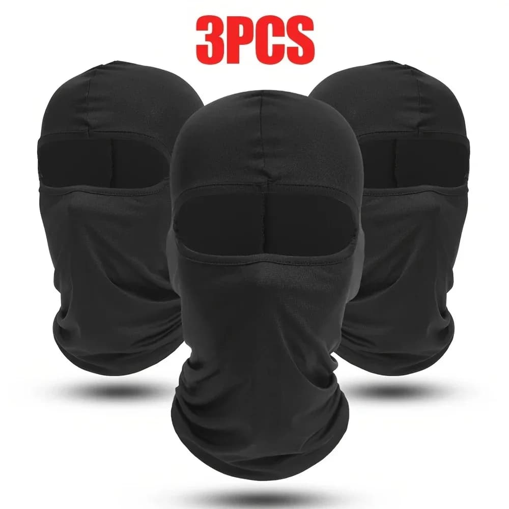 3 pcs Fast Drying Sports Sunset Full Face Mask Soft and Breathable Caps Cycling helmet Lining Running Hiking Fishing Hood
