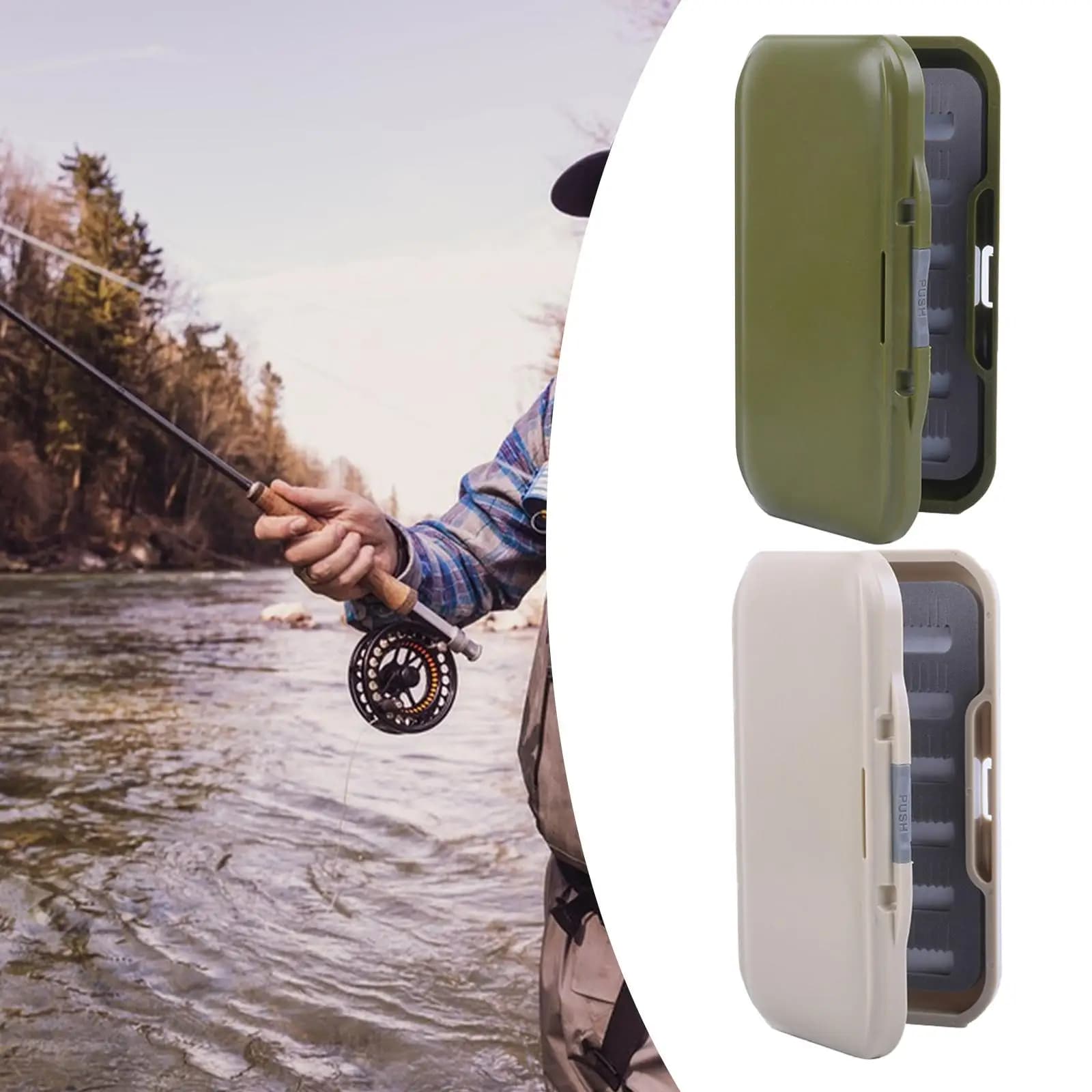 Portable Fishing Mosque Box, Fishing Equipment Container, bait box