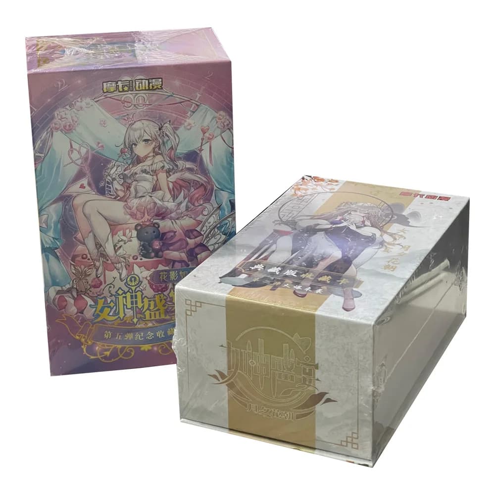 New Goddess Story Card Goddess Feast Chapter Colorful FlashCard Anime Character Collection Card Games Toys Child Gifts