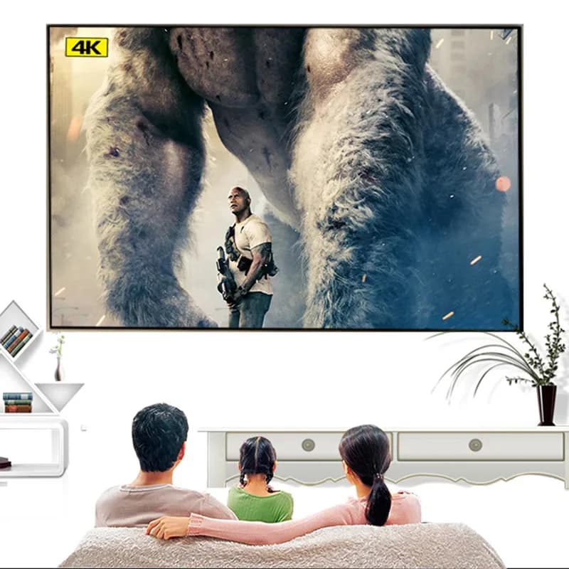Mivision 120" 100" 150" 180" 200" 250" 16:9 ALR Schermo per proiettore in PVC anti-luce