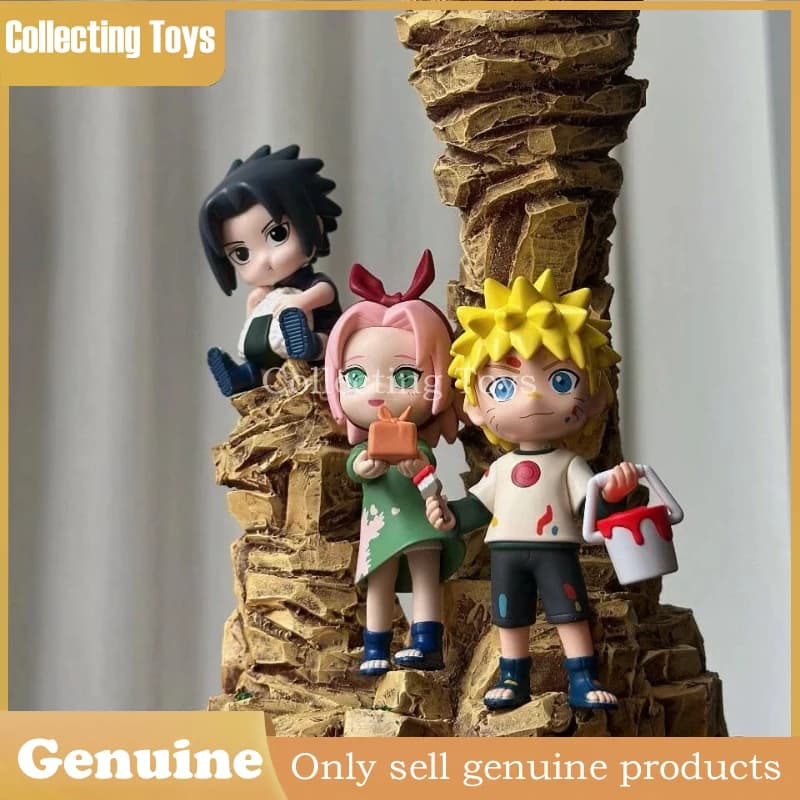 Pop Mart Naruto Shippuden Childhood Series Blind Box Originale - Statuetta Anime da Collezione, Ornamento da Scrivania, Giocattolo a Sorpresa, Mystery Box