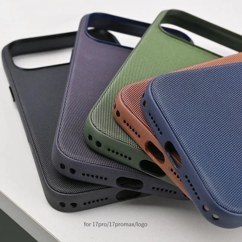 Custodia Ufficiale per Tecnologia MagSafe Intrecciata per iPhone 17 Pro Max, Magnetica, Anti-caduta, con Pulsante AI per la Fotocamera