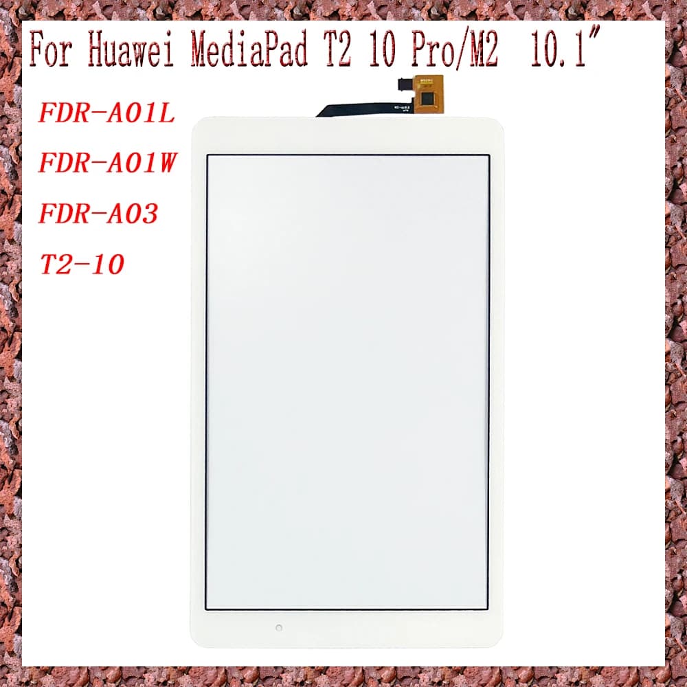 AAA per Huawei MediaPad T2 10 Pro 10.1 "FDR-A01L FDR-A01W FDR-A03 T2-10 Touch Screen + sostituzione pannello frontale in vetro LCD OCA