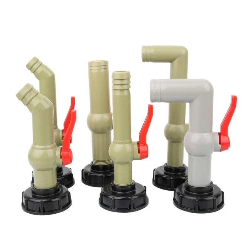 S60X6 IBC adattatore per serbatoio tubo da giardino rubinetto allungare connettore adattatore per serbatoio tubo da giardino di casa trattamento fanghi