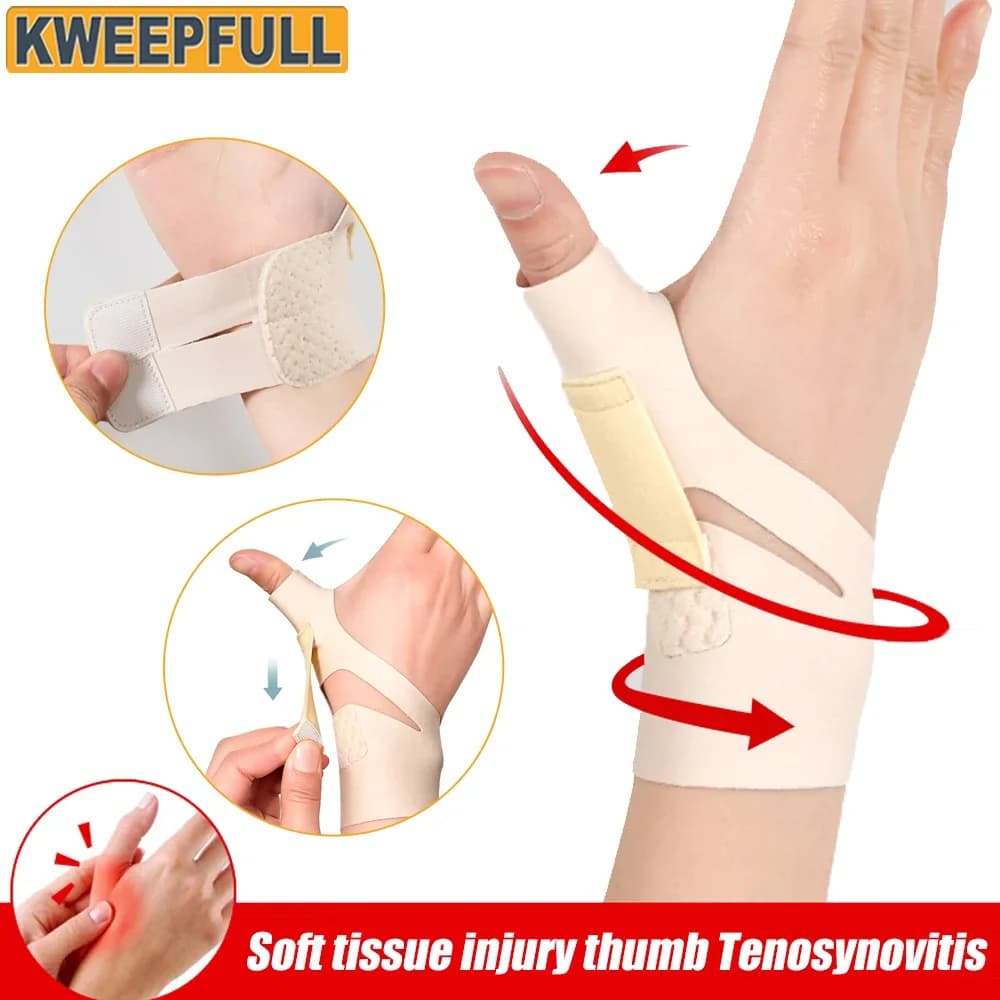 Manicotto di compressione del tutore del polso del pollice 1Pcs per il supporto della protezione del dolore dell'artrite, protezione morbida del manicotto di compressione del pollice