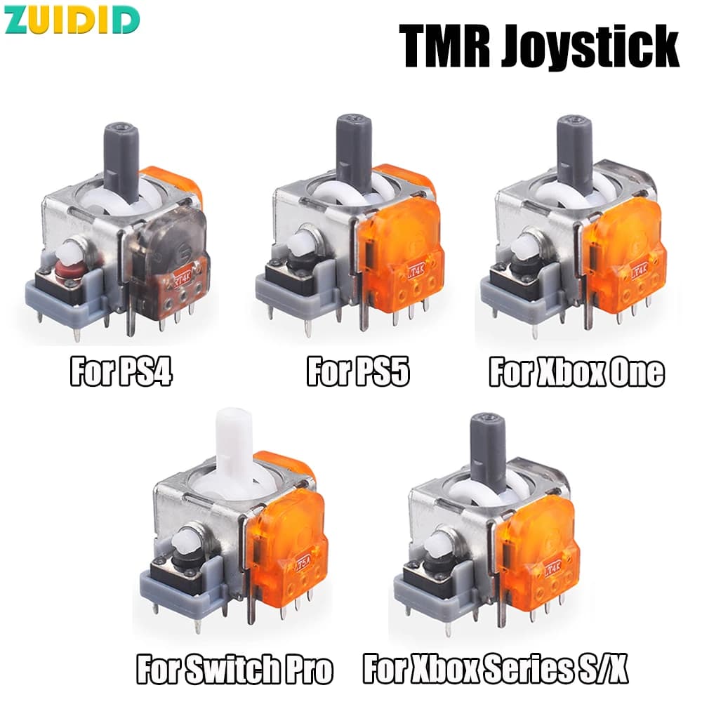 1PC TMR Joystick Elettromagnetico Per PS5 PS4 Controller TMR Hall Eeffect Thumbstick Joystick Per Xbox One Serie NS Pro Gamepad