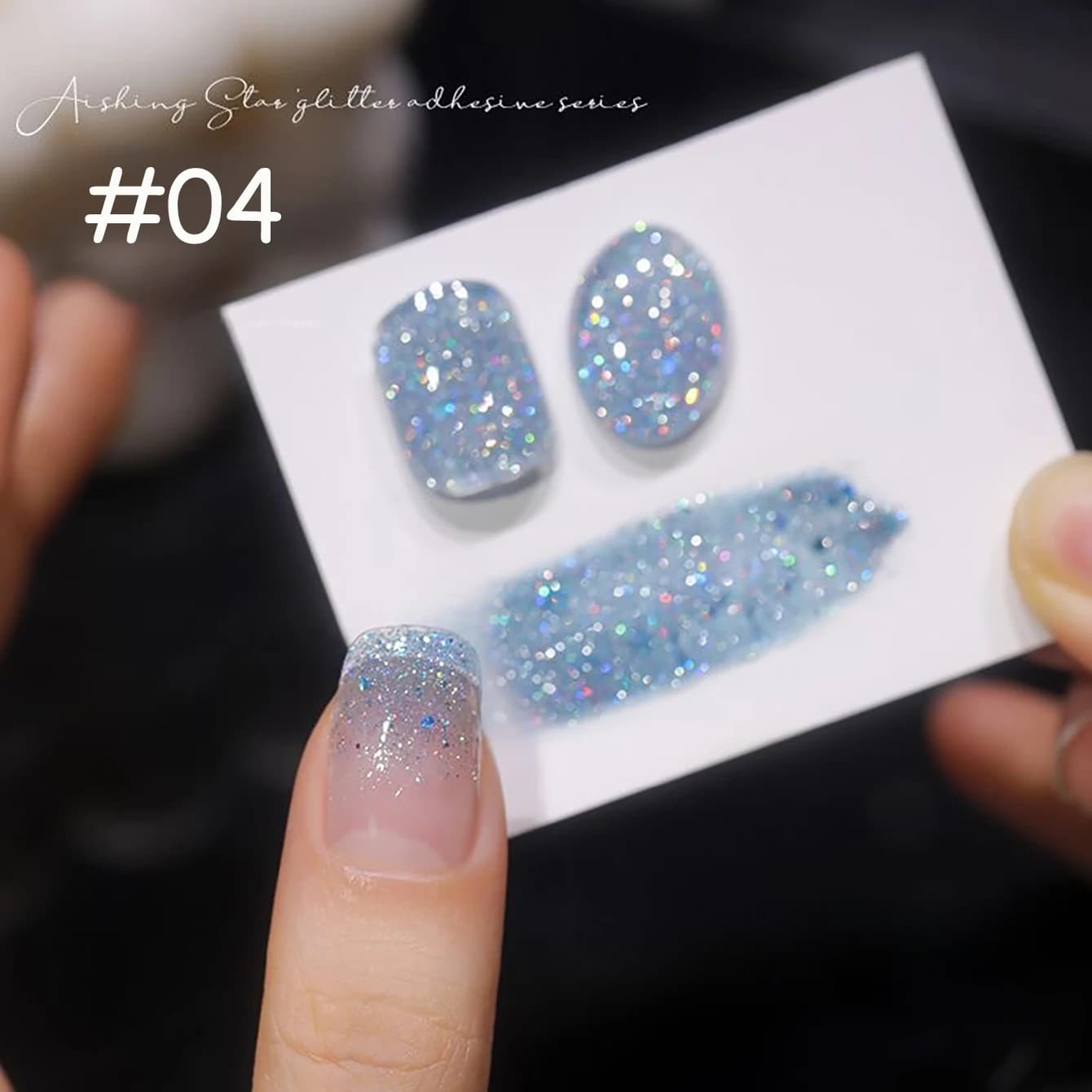 1 pz ZH Wishing Star Explosion Shining Film Gel Smalto per Unghie Estivo alla Moda con Diamanti Spezzati Scintillanti per Nail Art Uso Domestico