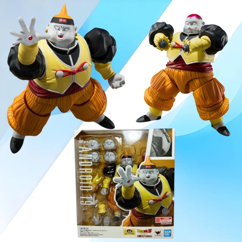 Bandai Soul Limited SHF Dragon Ball Z Red Ribbon Legion Artificial Man No. Modellino di Personaggio Anime Articolato da 19 Punti di Articolazione