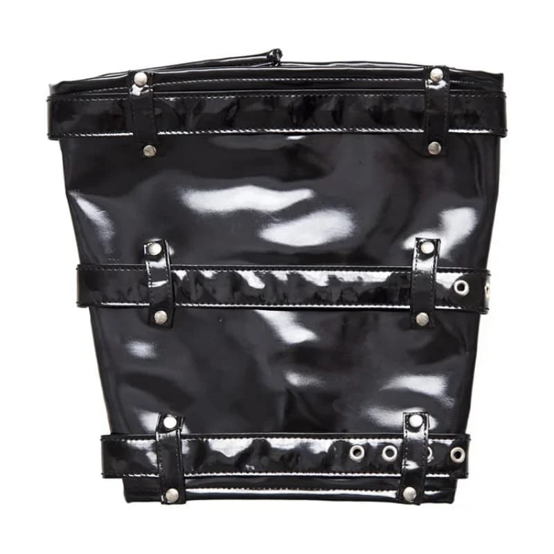 BDSM Unisex Leather Bondage Bracelets Set with Adjustable Dual Feet Cuffs for Couple Role Play Shame Sex Toys