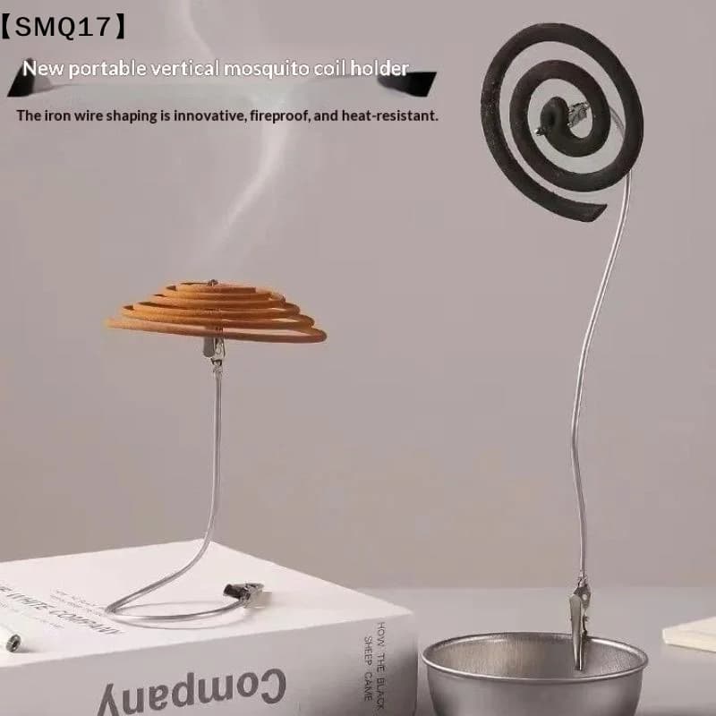 Metal Incense Clip For Mosquito Coil And Incense Stick Desktop Clamp Garden Tool Fragrance Diffuser Home Decor【SMQ】