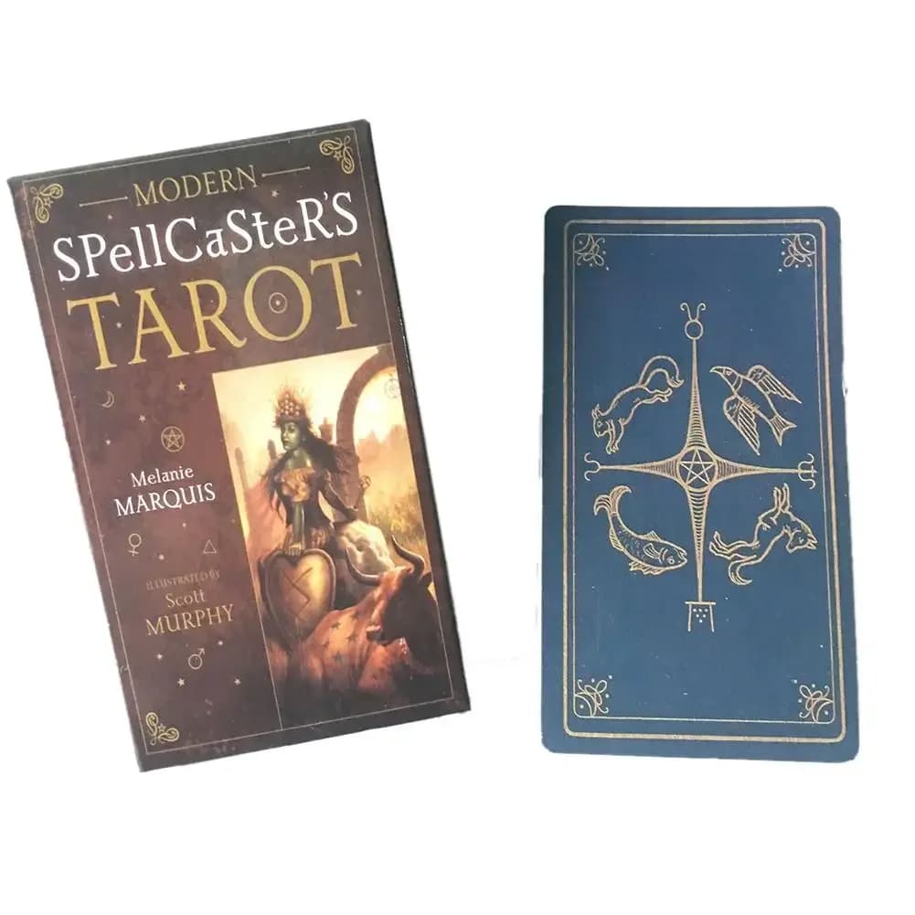 78 carte per principianti e professionisti – Strumento di divinazione per la guida quotidiana – Mazzo di tarocchi moderno per maghi, 11,5*6,3 cm