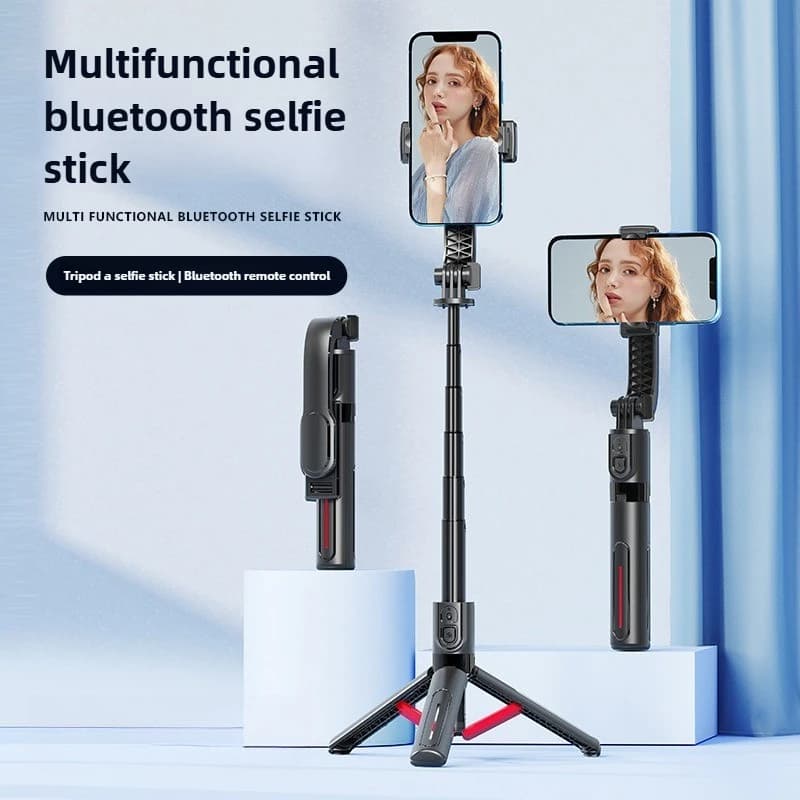 Telefono cellulare Selfie Stick Telecomando Bluetooth Fotocamera Telefono cellulare Staffa per trasmissione in diretta TravelAntishake portatile universale