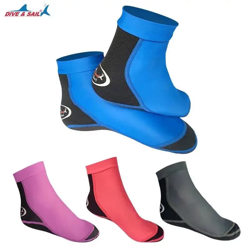 Men Women's Diving Socks 1.5 mm neoprene with palmed feet Thickness Slip Wear Lycra Elastic Snorkeling Surf Socks Scuba Swim Wear