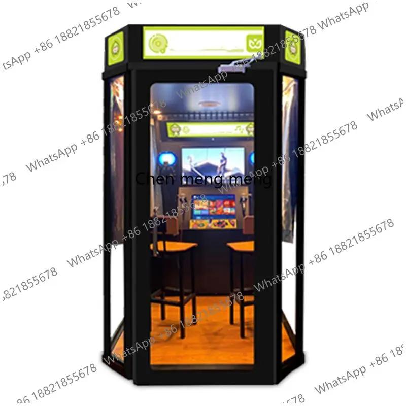 Sala karaoke insonorizzata mobile self-service, mini sala KTV, per centri commerciali