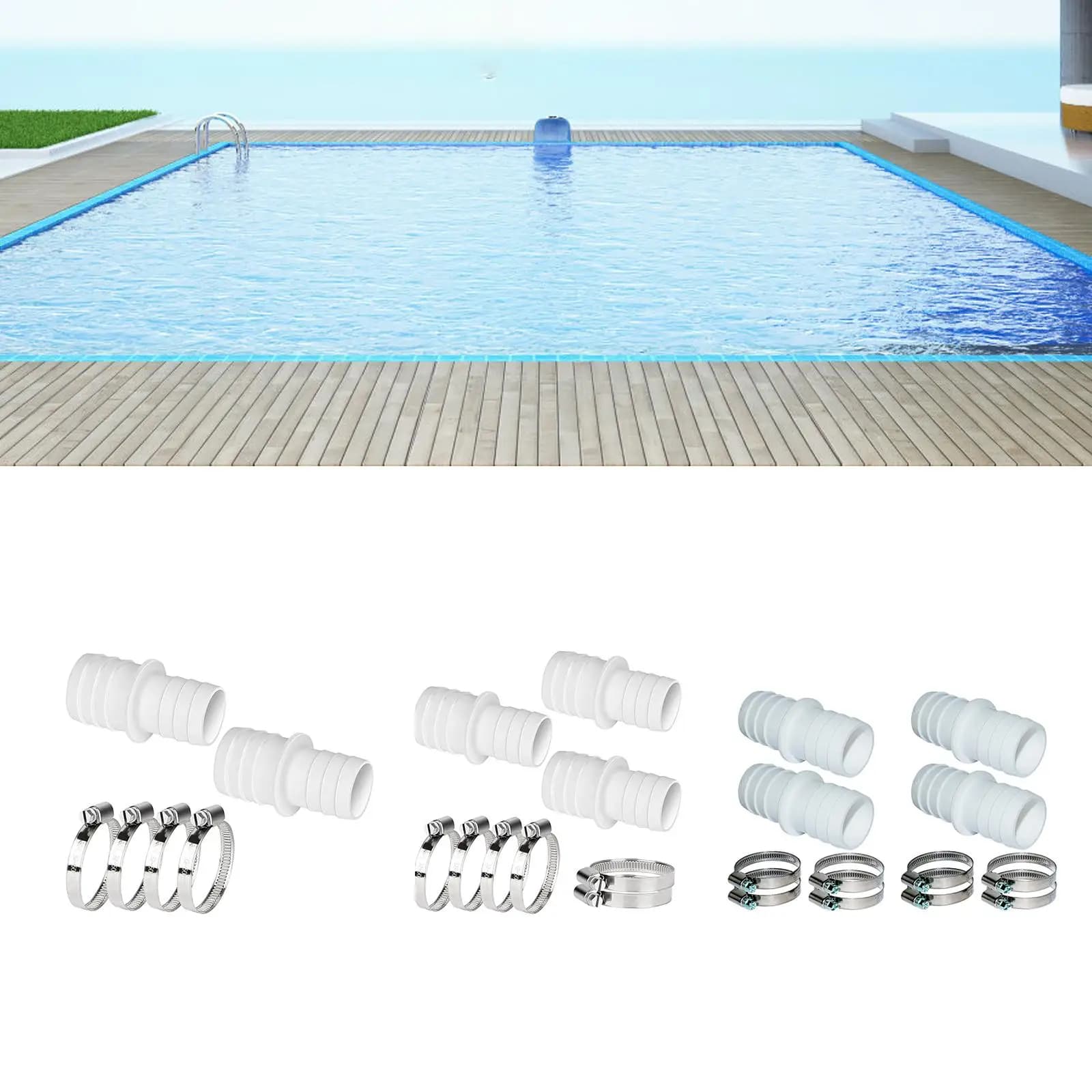 Adattatore per tubo per piscina Raccordi durevoli portatili per piscina da giardino domestico all'aperto