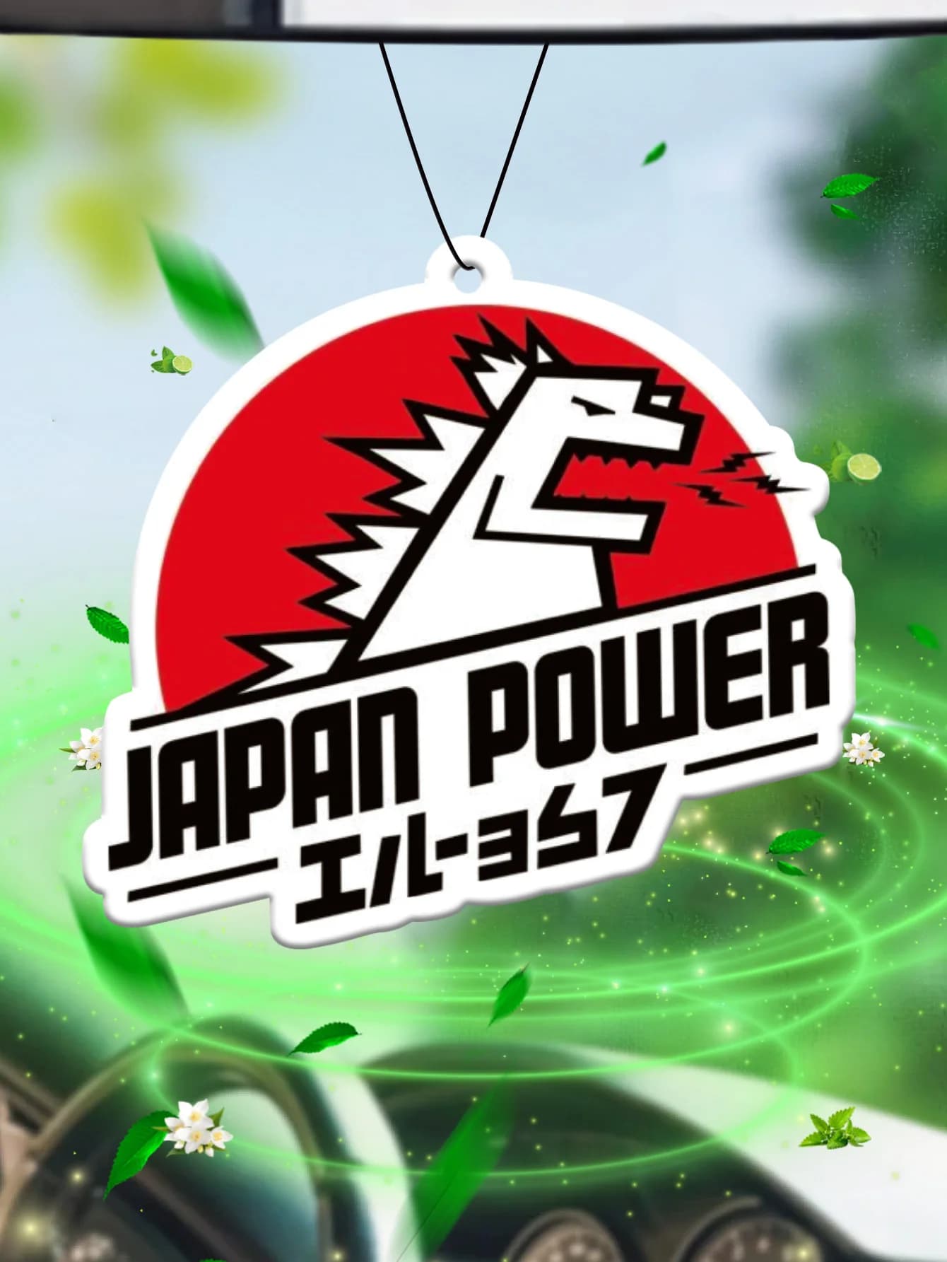 Deodorante per Auto Japan Power Hilton (Fragranza da Hotel) | Ciondolo per specchietto retrovisore e clip per bocchetta dell'aria a doppio uso | Pastiglie per Aromaterapia in Materiale Naturale | Fragranza a Lunga Durata per 90 Giorni | Non Alcolico | Non temo il sole | Appositamente Progettato per Deodorare Auto, Armadi e Bagni. | Motivi di Animazione Cartoon | Unisex | Fragranza di Lusso | Stessa Fragranza Oceanica Come Quella Trovata