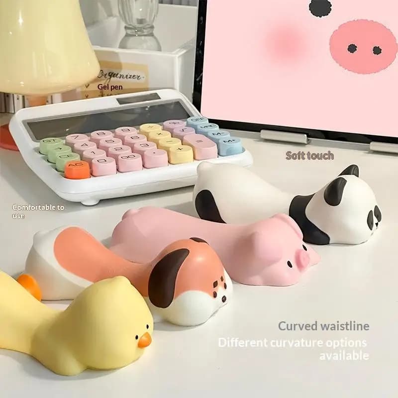 Tappetino per mouse con supporto ergonomico per il polso, antistress, per ufficio, computer, scrivania, gaming, mouse, tastiera