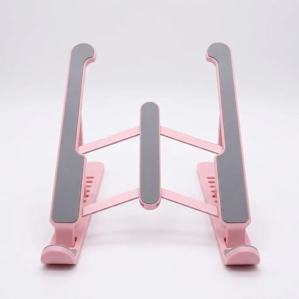 Universal Adjustable Foldable Laptop Stand Ergonomic Anti-Slip Notebook Tablet Holder Heat Vent Design Portable Laptop Riser For Home Study Office Business Trip