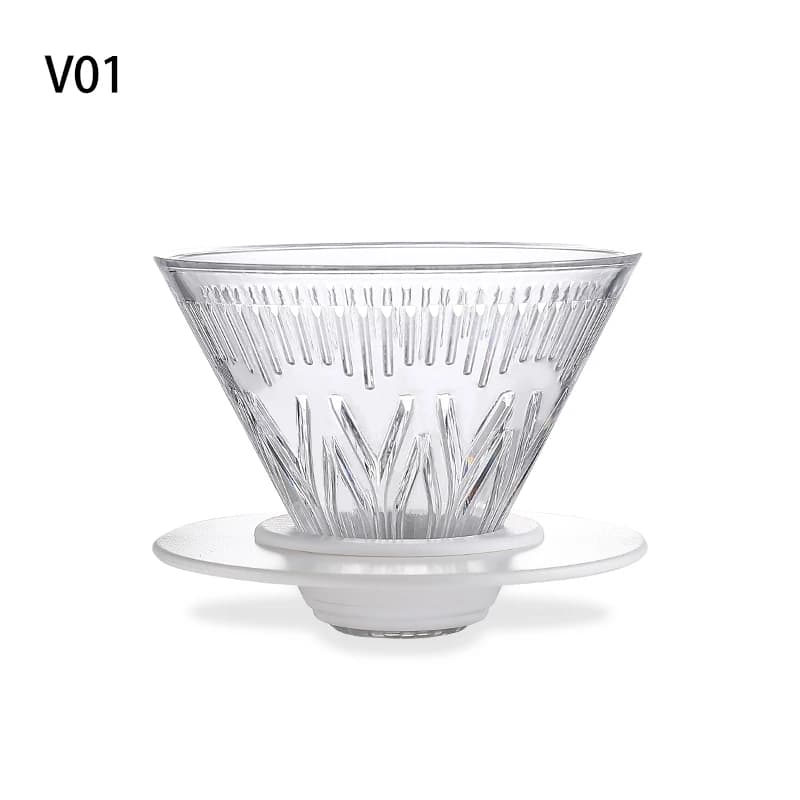 YRP coffee filters drip over V01 V02 coffee maker conical coffee tea filter cup hand drip filter tools reusable