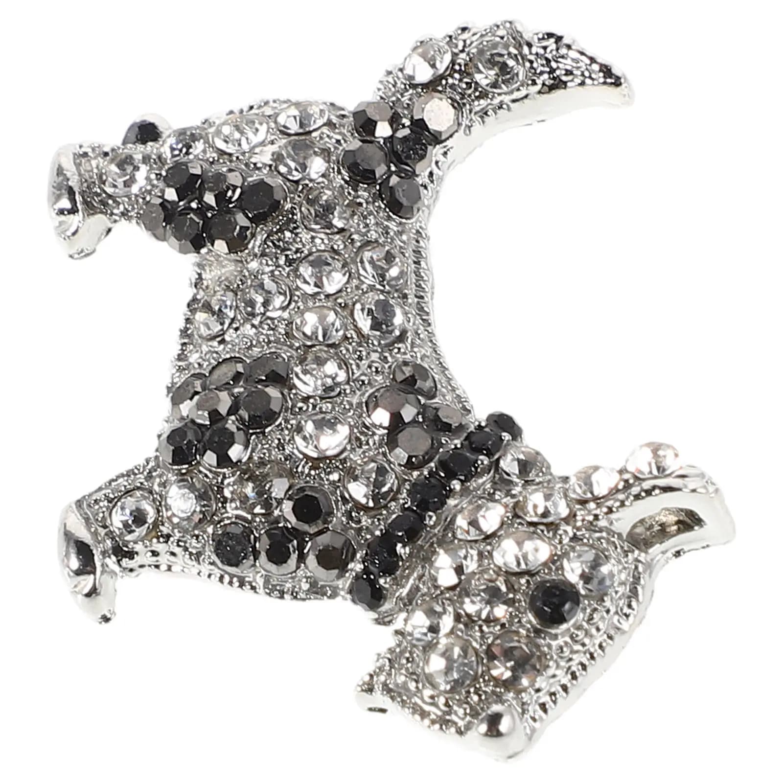 Spilla da bavero a forma di cane in lega con strass, simpatico cartone animato, per donna, zaino, vestiti, festa, regalo di San Valentino, compleanno