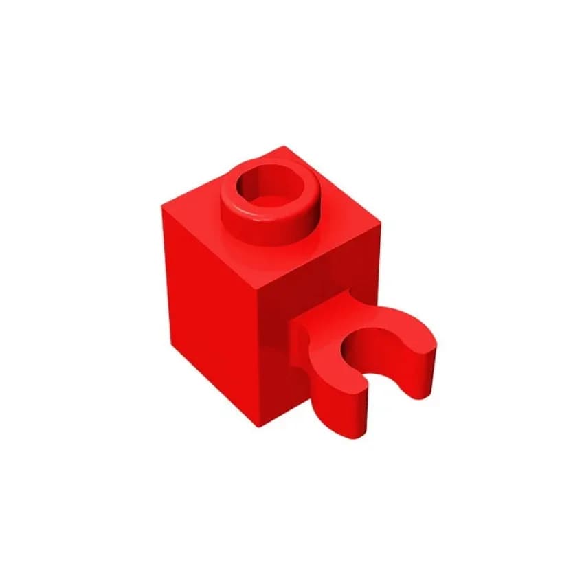 Building Blocks parti tecnologiche mattone 1x1 con morsetto incrociato di collegamento 10 pezzi MOC compatibile con i giocattoli di marca 60475