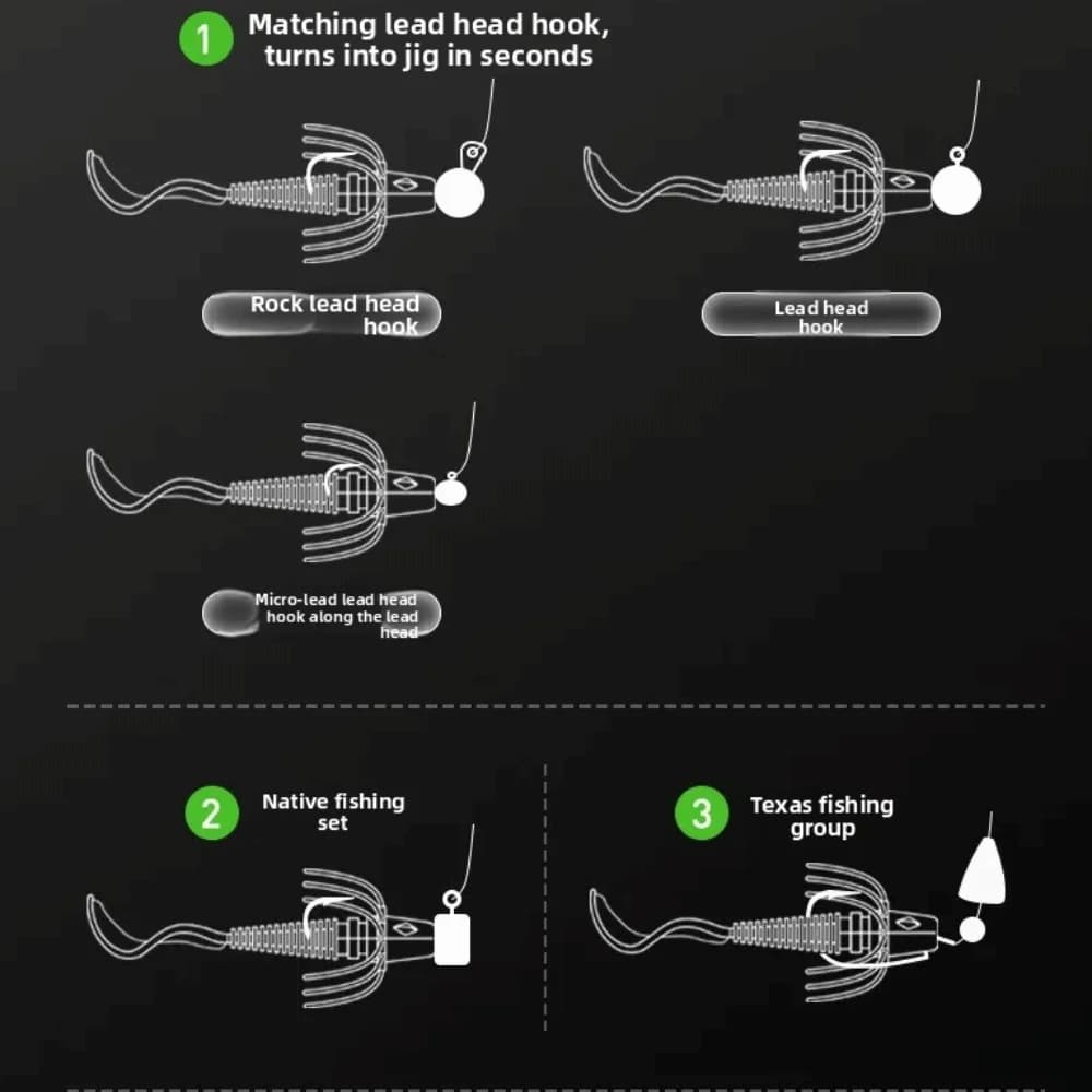 7.5cm 3.1g Water Dance Skirt Apron Black Pit Threaded Light Floating Soft Bait Soft Material Fishing Lure Set Wild Fishing