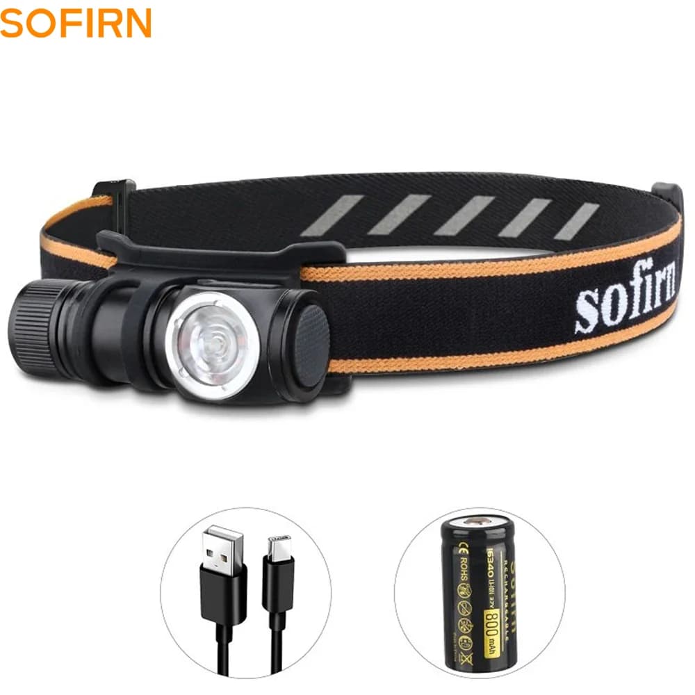 Sofirn HS10 Front Torch Mini USB-C 1100lm TN353535 90CRI with TIR and Magnetic Base, 2 Mode groups