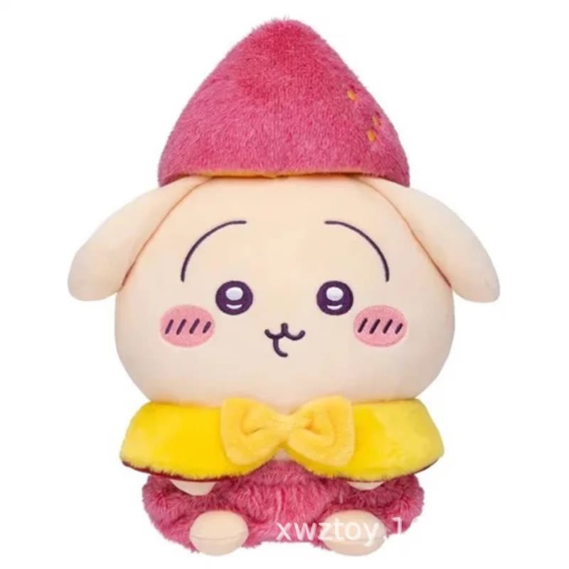 Chiikawa Hachiware Usagi Sweet Potato Dress Up Sweet Potato Hat Yellow Bowknot Plush Stuffed Toy Backpack Pendant Birthday Gift