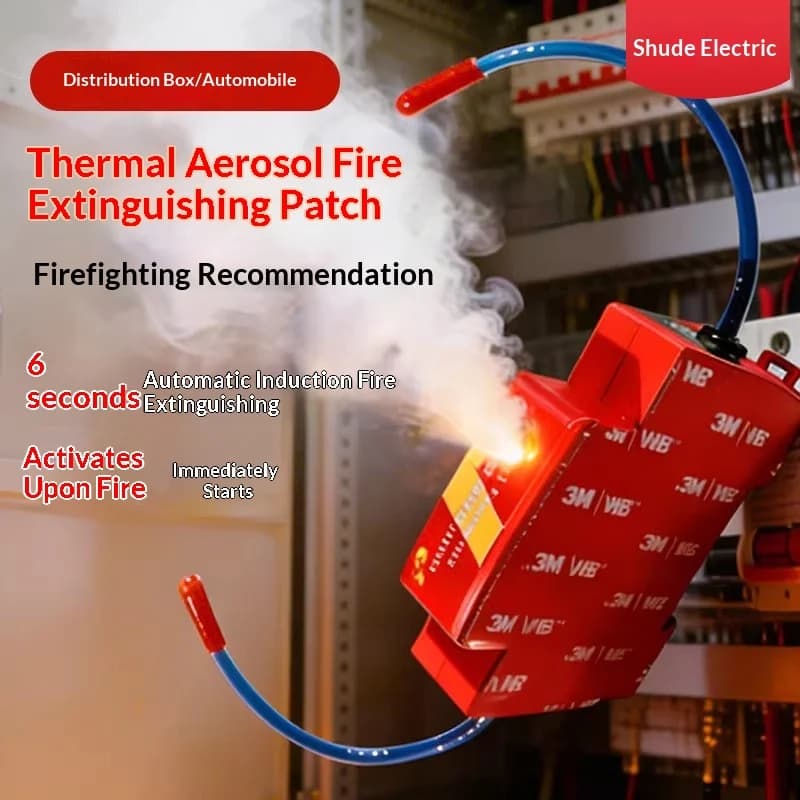 Adesivo Termico Estinguente per Incendi, Estinzione Automatica per Armadi di Stoccaggio Energetico e Quadri di Distribuzione