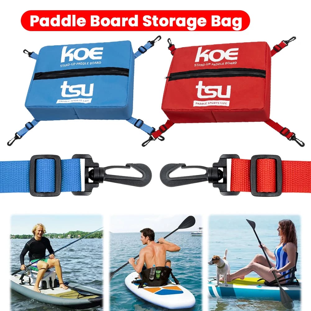 Borsa per Paddle Board, Borsa da Ponte Portatile per Stand Up Paddle Board, Borsa Portaoggetti per Kayak, Paddle Board e Accessori per Barche Gonfiabili
