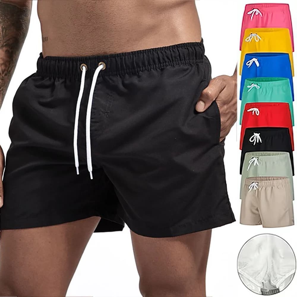 Pantaloncini da surf ad asciugatura rapida da uomo costume da bagno costume da bagno con coulisse traspirante con tasche per il surf Beach Cusual Summer