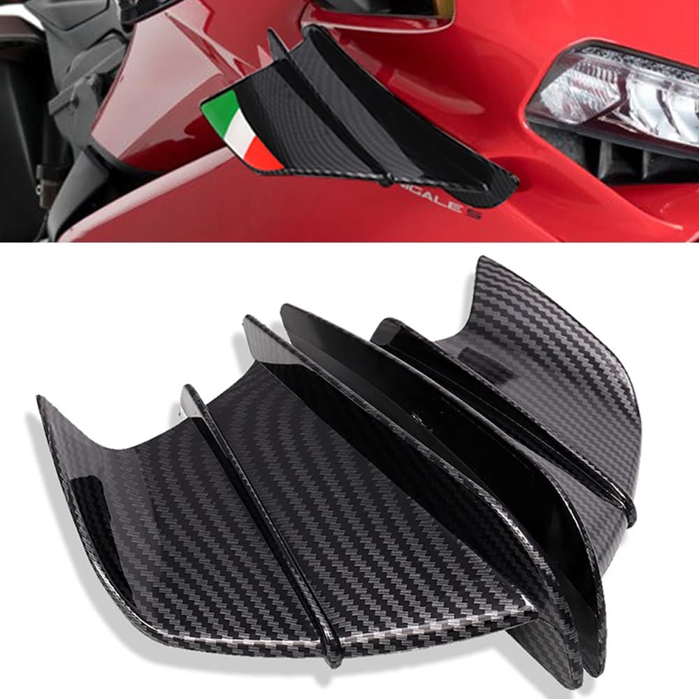 Kit Alette Aerodinamiche Spoiler Moto per Yamaha YZF R1 R1M RS1 R3 R6 R6S R25 R125 125R YZF600R YZF750R YBR125 FZR1000