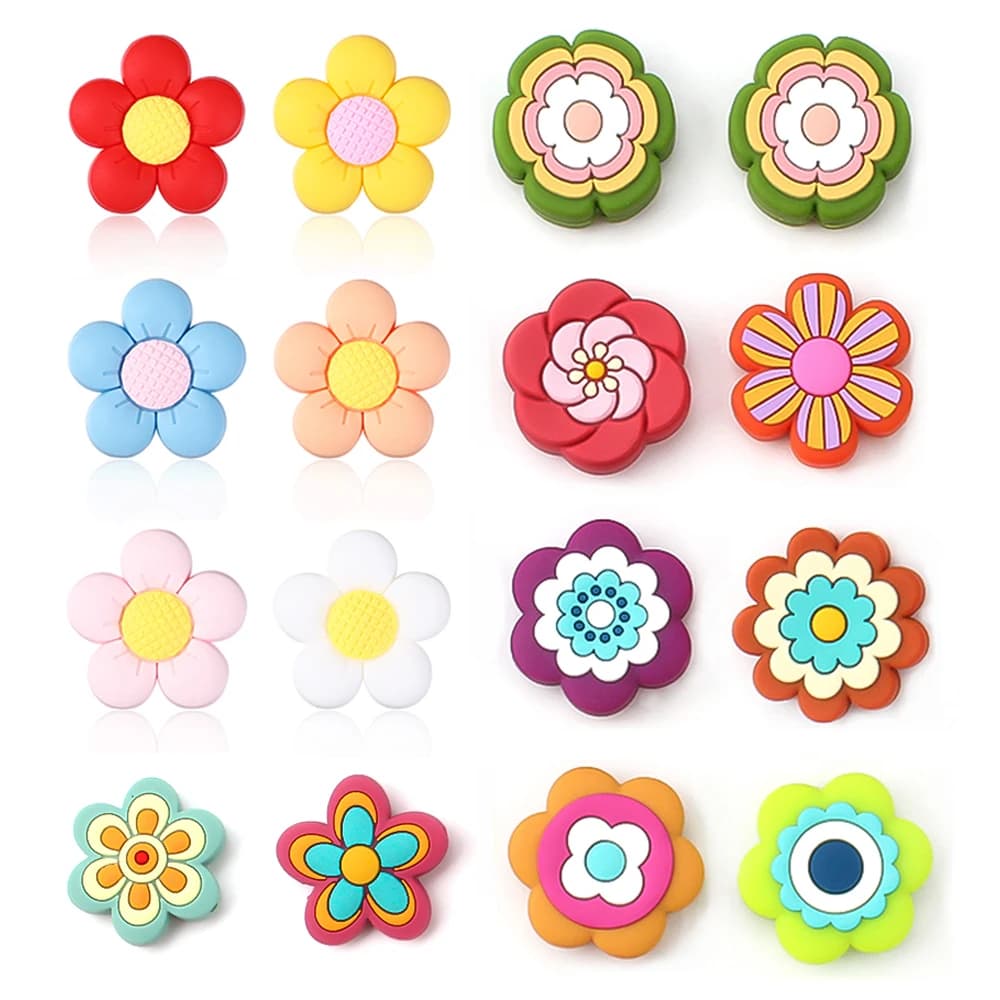 5/20/50pcs Perline di Silicone Animali Del Fumetto Perline Focali per la Produzione di Gioielli Bracciali Collana Portachiavi FAI DA TE Accessori Della Penna di Perline