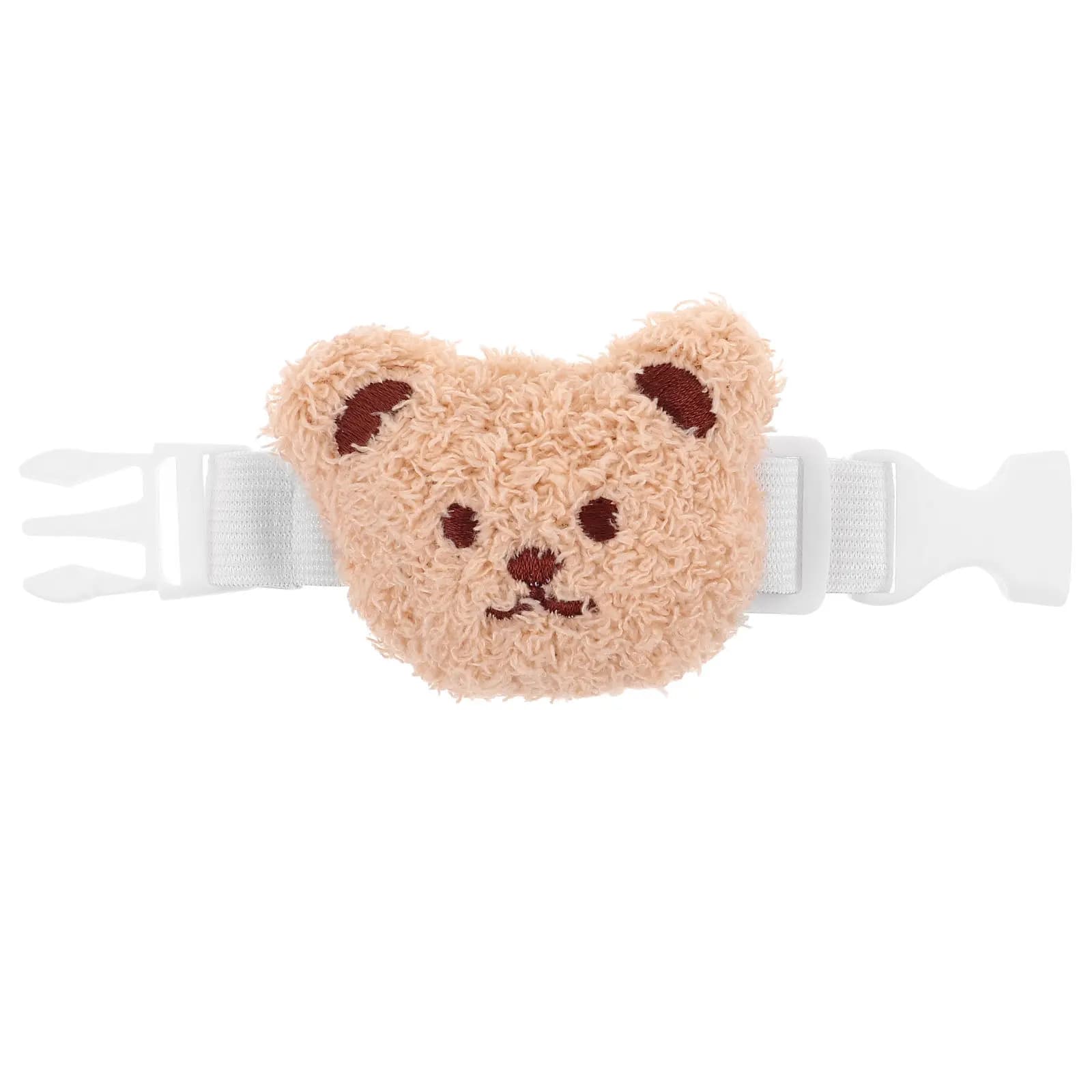 Cartoon Bear Curtain Tiebacks for Car Window Sunshade Nursery Kids Room Decor Polyester Anti-Slip Wear-Resistant Tieback